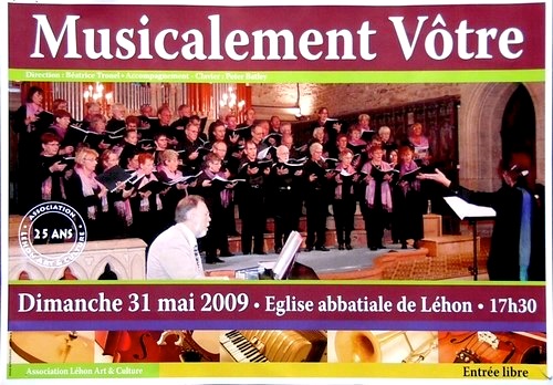 affiche concert 25 ans de Lhon Art et Culture