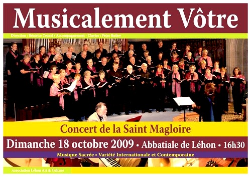 affiche concert de la St Magloire
